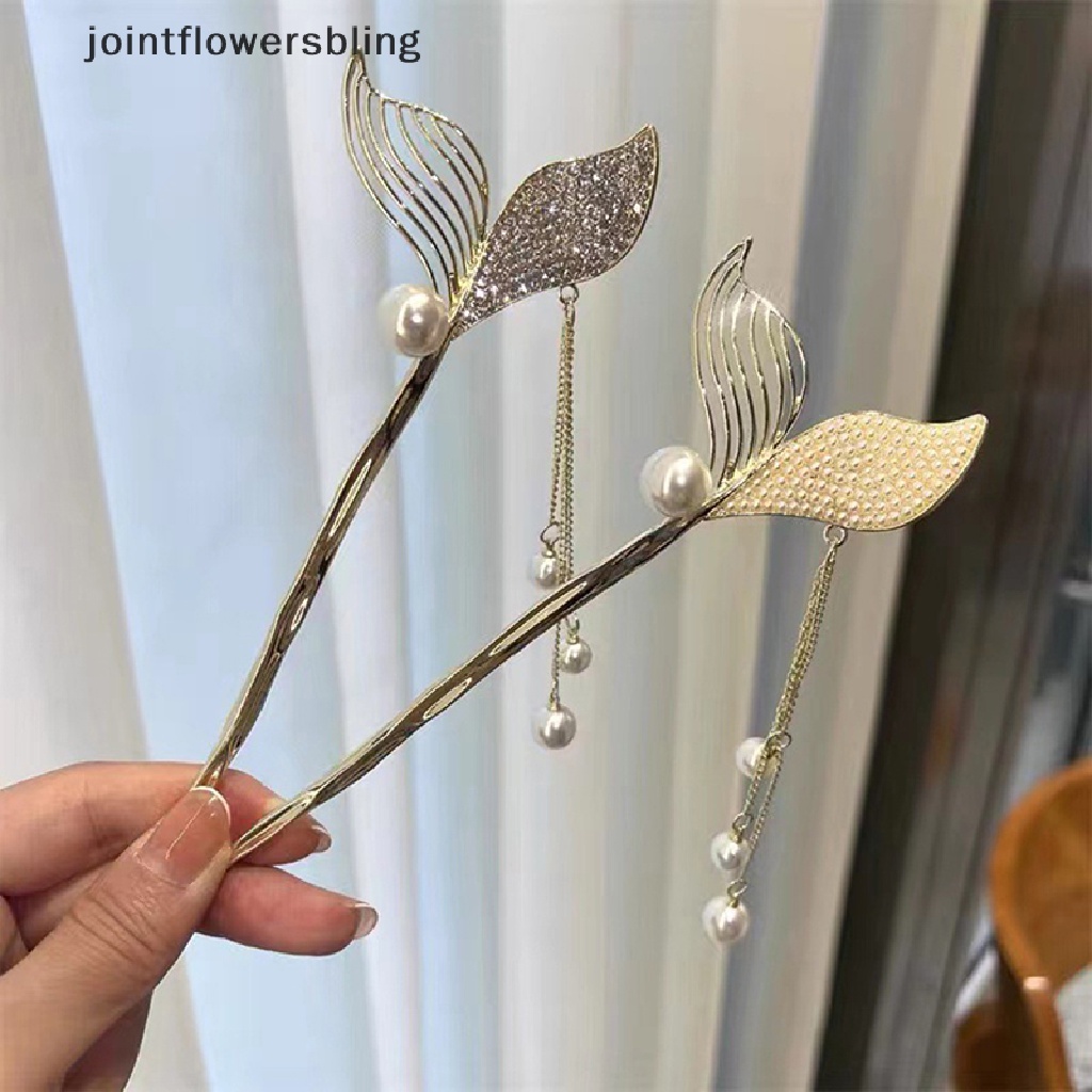 Cinaci 10 Pieces Decorative Vintage Retro Pearl Gold Metal Hair Sticks Pins With Pendants Chinese Hanfu Asian Flower Butterfly Hair Chopsticks Hair Bun Updo Holders Long Hairpins For Women Girls - View #4