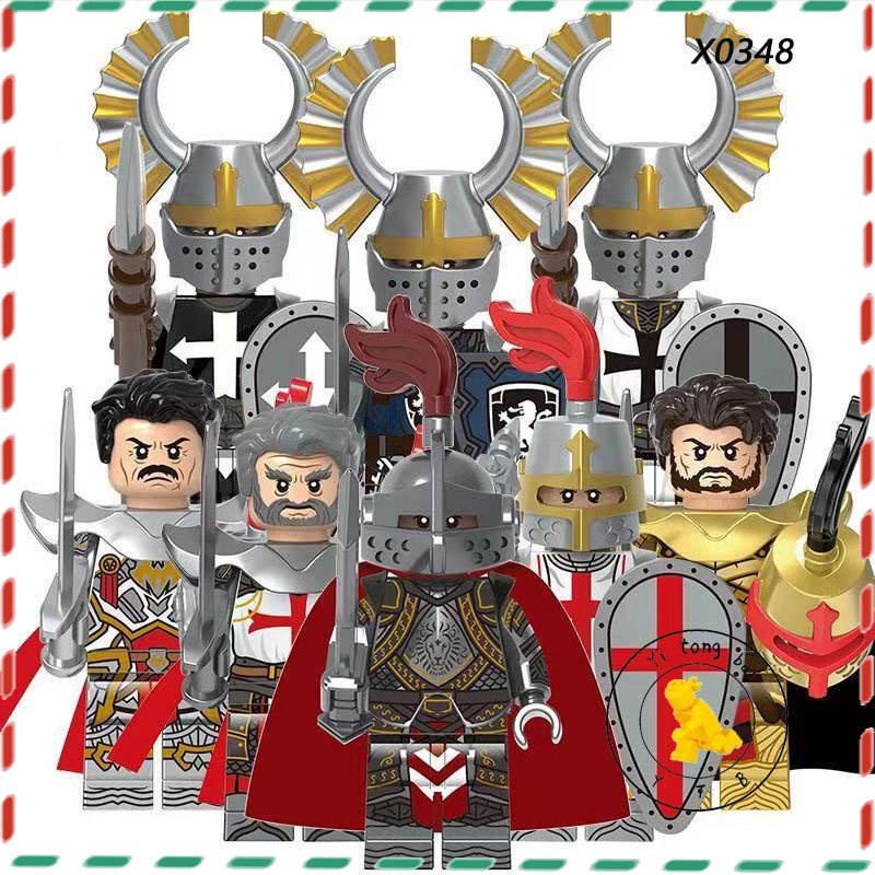 Learning toys for kidsAssembled building block toys medieval knight ...