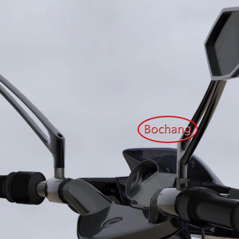 bochang Clockwise and Counterclockwise 10mm to 10mm Motorcycle Rearview