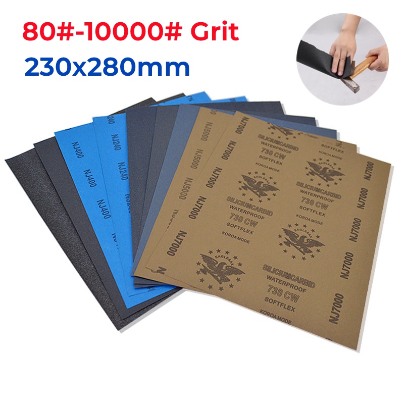 Wet & Dry A4 Sandpaper 8010000 Grit Abrasive Polishing Tool Abrasive