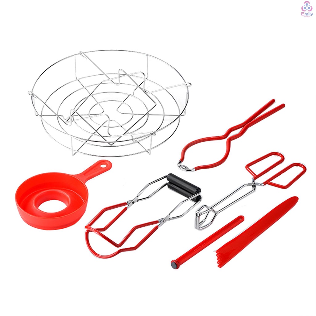 7PCs Professional Canning Kit Canning Funnel Jar Lifter Jar Wrench