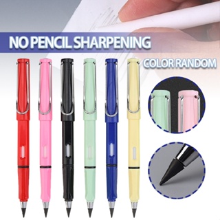 1pc No Sharpening Infinity Pencil With Eraser, No Ink Unlimited Writing  Novelty Stationery