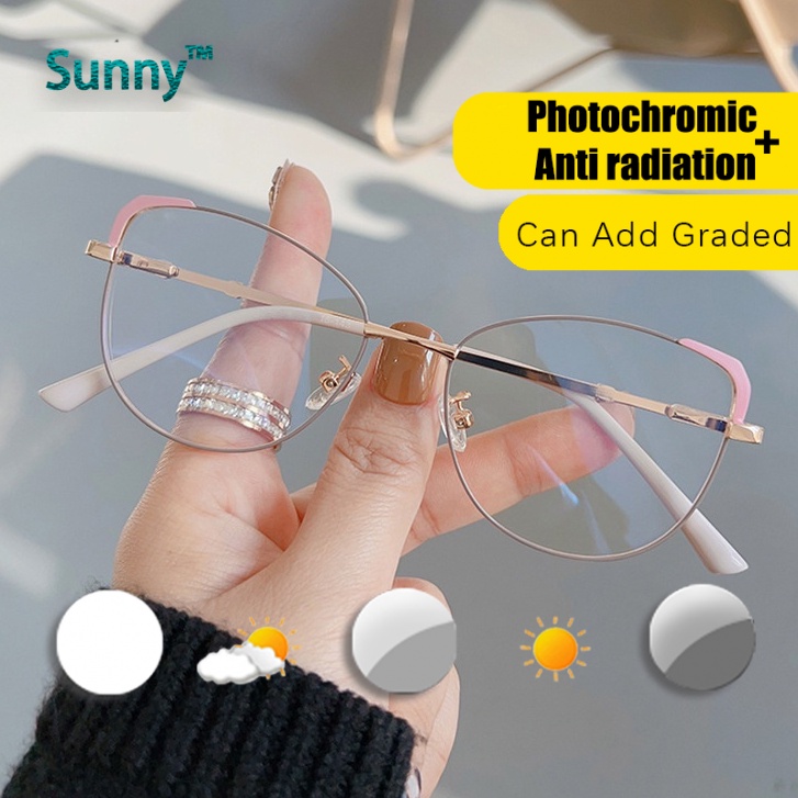 Graded Photochromic Anti Radiation Computer Glasses With Grade Men