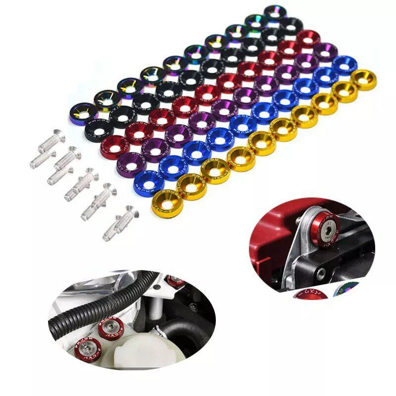 20 Pièces En Aluminium Pare-chocs/garde-boue Rondelle Boulon G 441793
