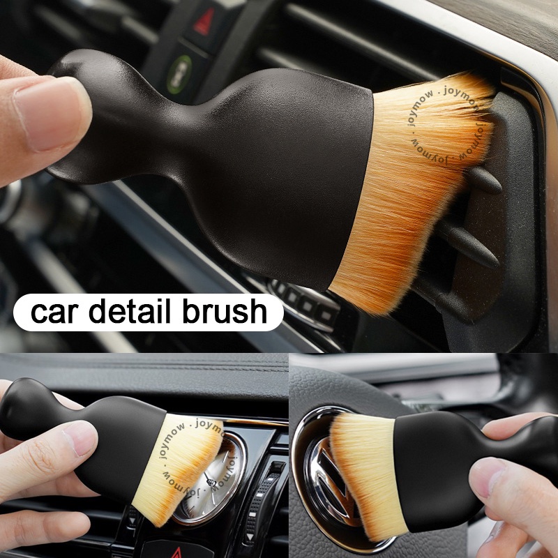 1Pc Car Interior Cleaning Brush Soft Dust Removal Detailing Brush for