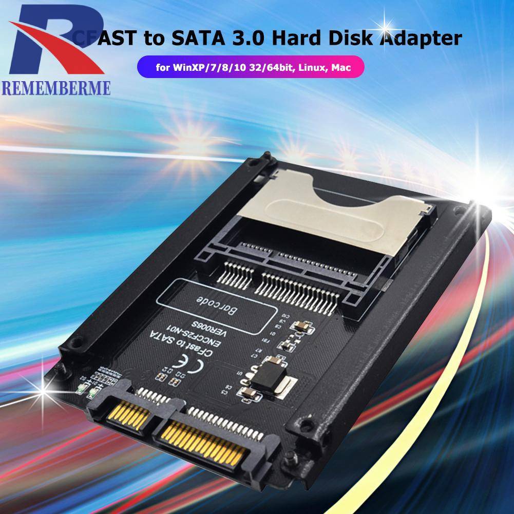 CFAST to SATA 3.0 HDD Adapter Card SATA Computer 22 Pin CFAST Card ...