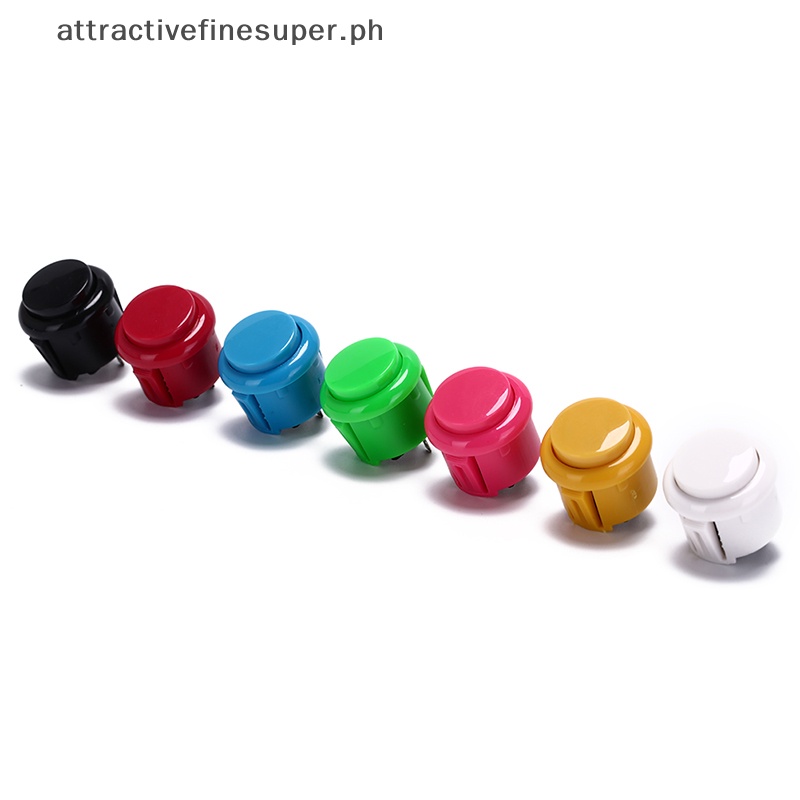 ASPH 10pcs 24Mm push buttons replace for arcade button games parts of 7 ...