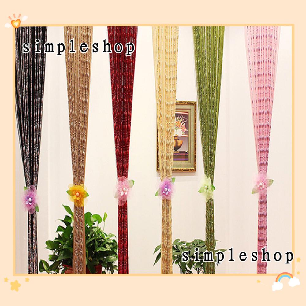 SIMPLE 1Mx2M Curtain String Decorative Dew Drop Chain Bead Window ...