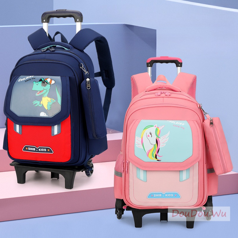 Unicorn trolley bag for kids/Dinosaur trolley bag for boys - Main Image