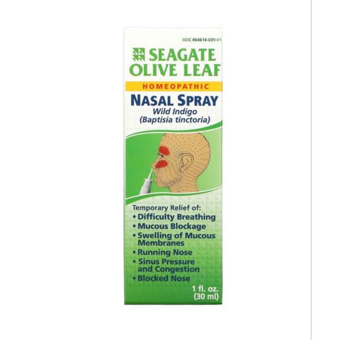 Seagate Olive Leaf Nasal Spray, 1 fl oz (30 ml) Shopee Philippines