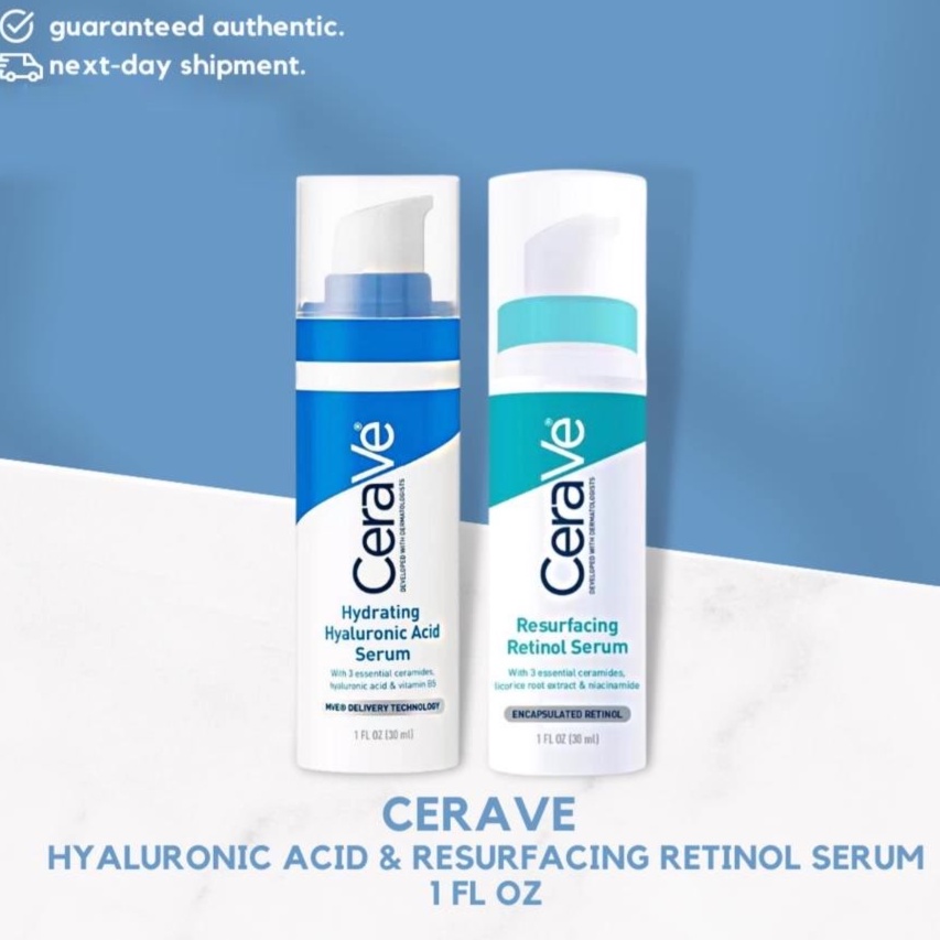 CeraVe Serums (Hydrating Hyaluronic Acid Serum Resurfacing Retinol