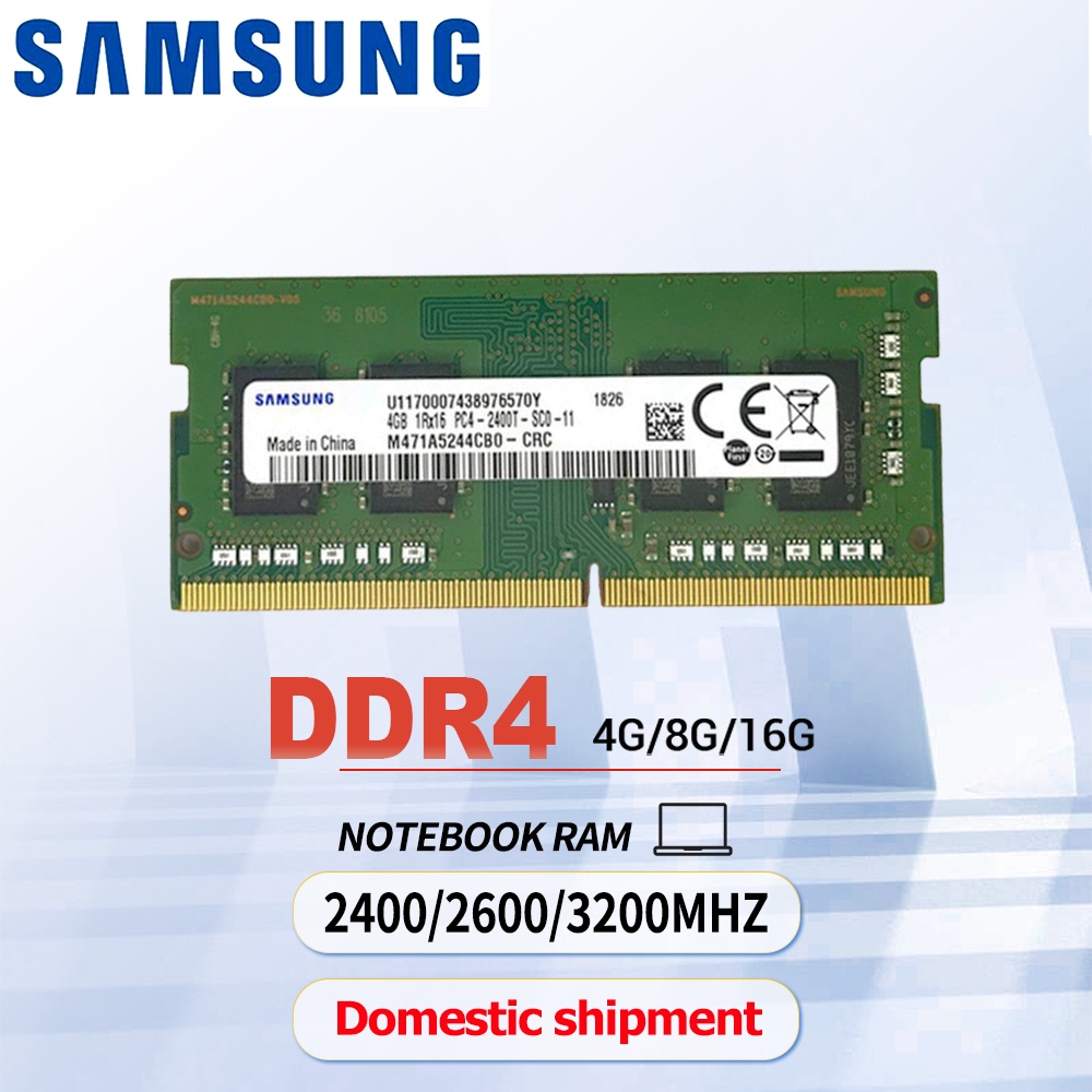 (Bulacan Ship)Samsung Notebook RAM DDR4 4GB 8GB 16GB Laptop Memory 2133