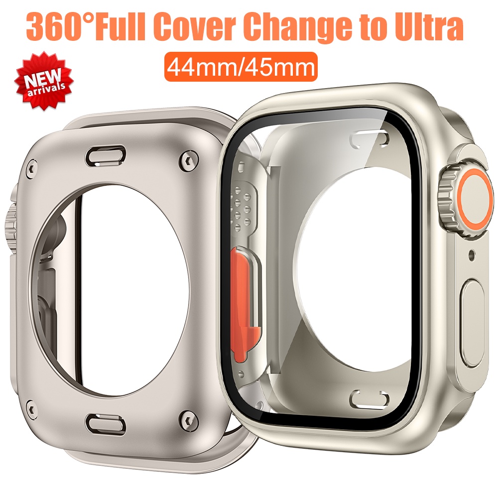 Change To Ultra 360 Full Protector Case for Apple Watch 45mm 44mm