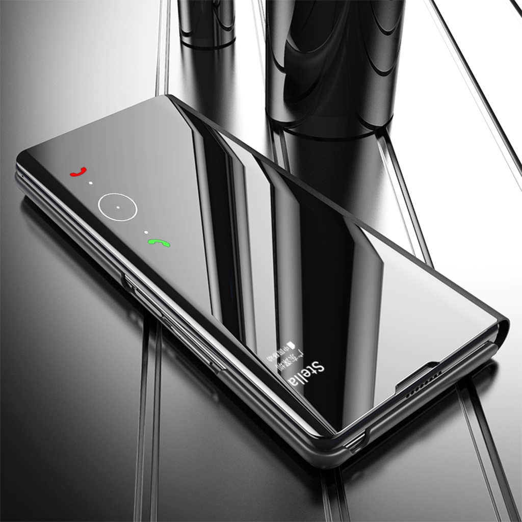 Luxury Plating Mirror Leather Folding Cover For Samsung Galaxy Z Fold 5 ...