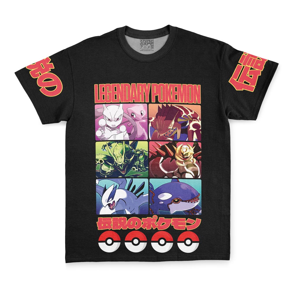 Legendary Pokemon Pokemon Streetwear T-Shirt | Shopee Philippines
