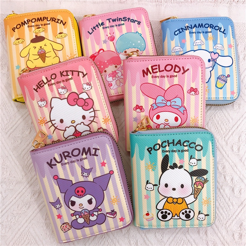 Sanrio Melody Kuromi Cinnamoroll Pom Pom Purin Pochacco Litter Twins ...