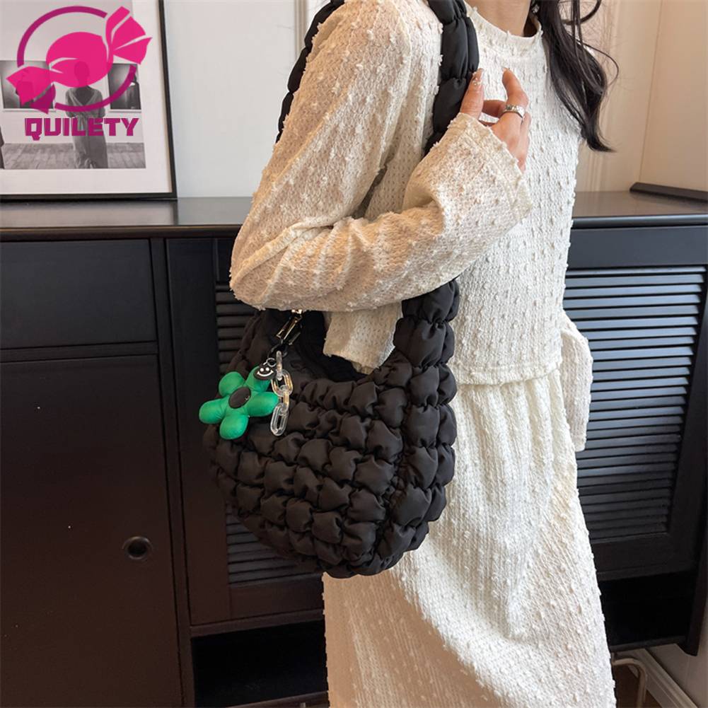 Women Hobo Bags Korean Quilted Leisure Chest Bag Handbag Tote Bag