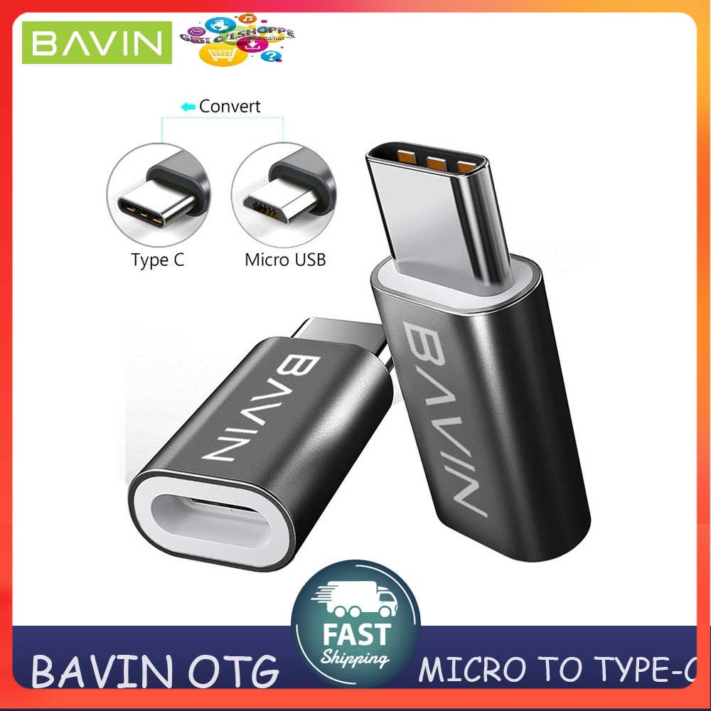 Gigi BAVIN OTG Converter Android Micro Port to Type-C Adapter Charger ...