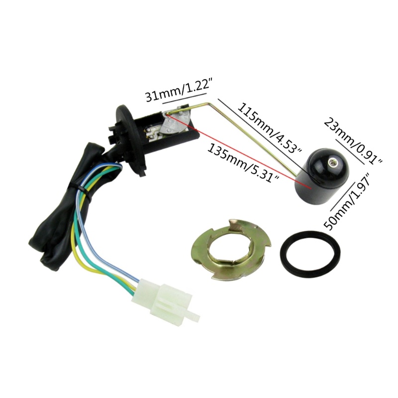 EDB* Gas Fuel Tanks Sensor Float Level Kit for 125-150cc GY6 Chinese ...