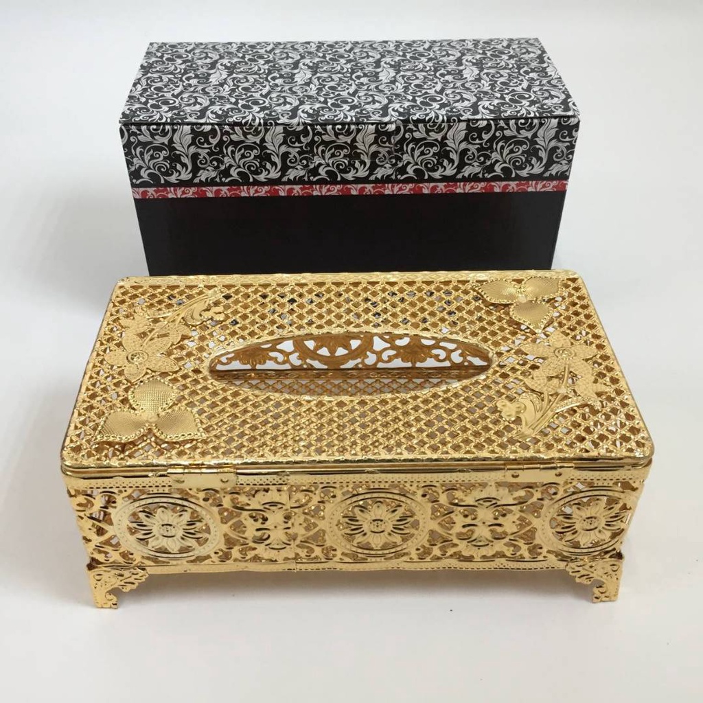 Gold TISSUE RACK/GOLD TISSUE BOX | Shopee Philippines