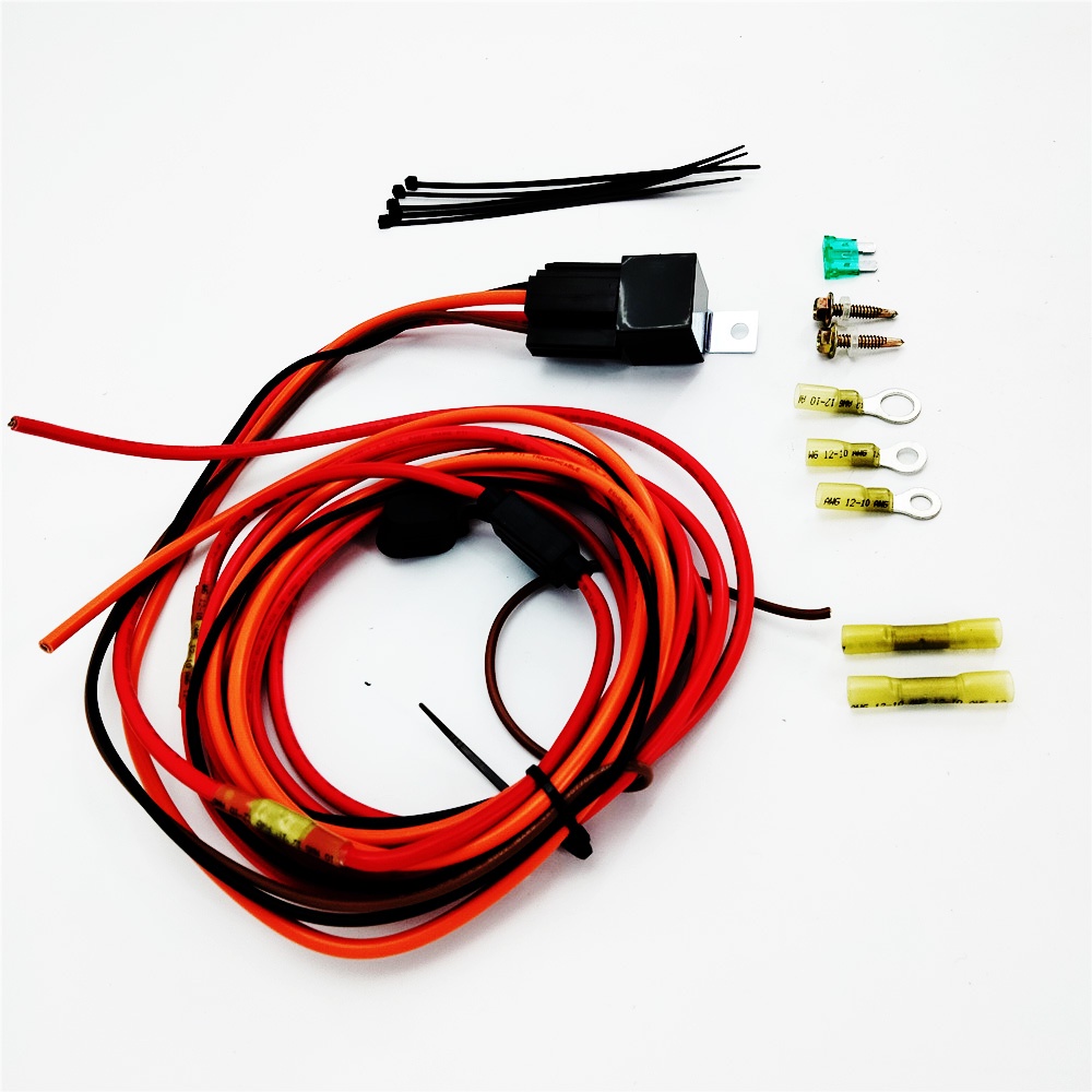 Electric Fuel Pump Relay Kit Fuel Pump Wiring Harness Kit Universal For