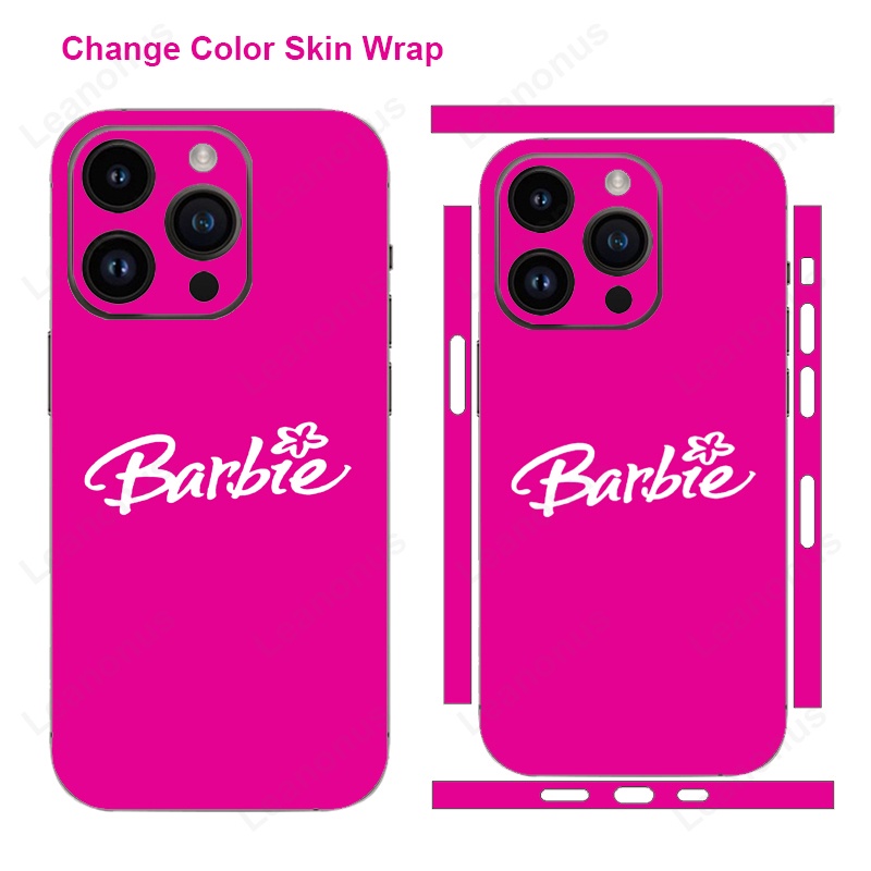 Barbie Pink Decal Skin Compatible for iPhone 14 Pro Max 13 12 11