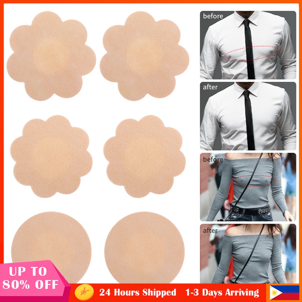 Disposable Invisible Nipple Covers / Non-woven Petals Bra Stickers ...