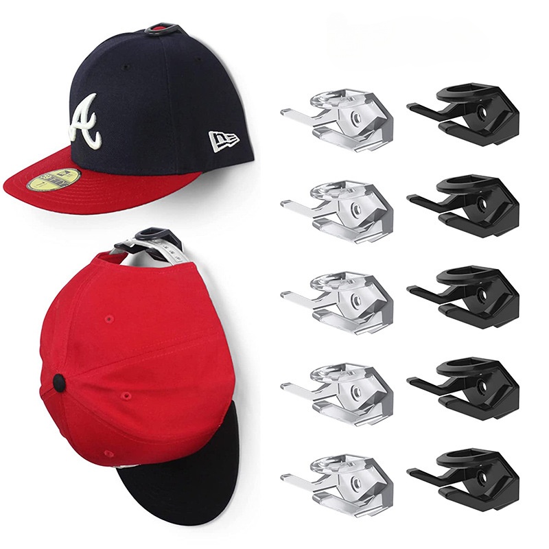 1/2/4/8pcs2023 New Adhesive Hat Racks for Wall-Minimalist Baseball Caps ...