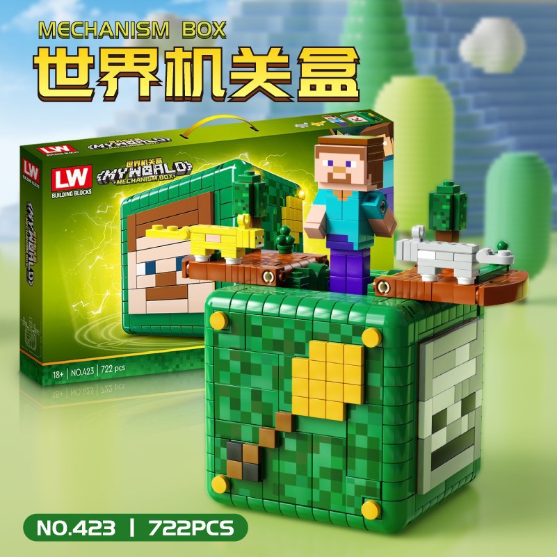 Fun Play 423 Minecraft Organ Box Question Mark Educational Assembling ...