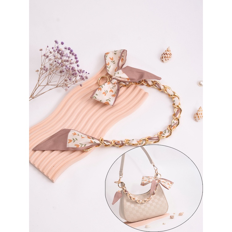 YXL Handbag Metal Silk Scarf Chain Short Handle Replacement Chain ...