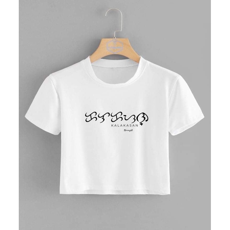 COD DVX Baybayin Alibata Crop Top Fashion Trendy T-shirts Damit Tshirt #5626