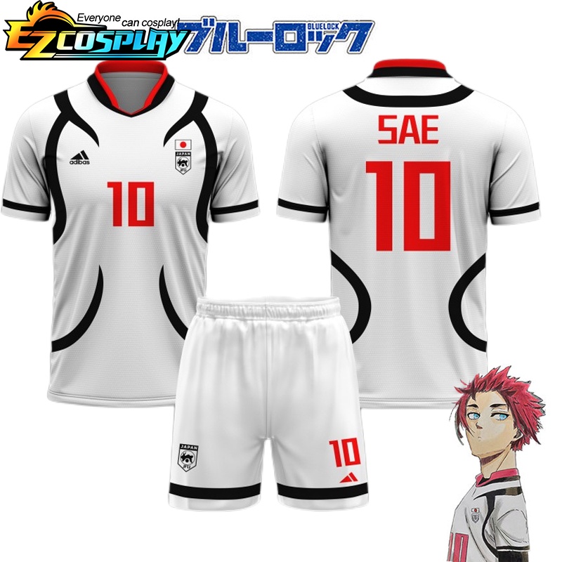 Jersey Anime Blue Lock Itoshi Ryusei Shido Japan U20 Team Football