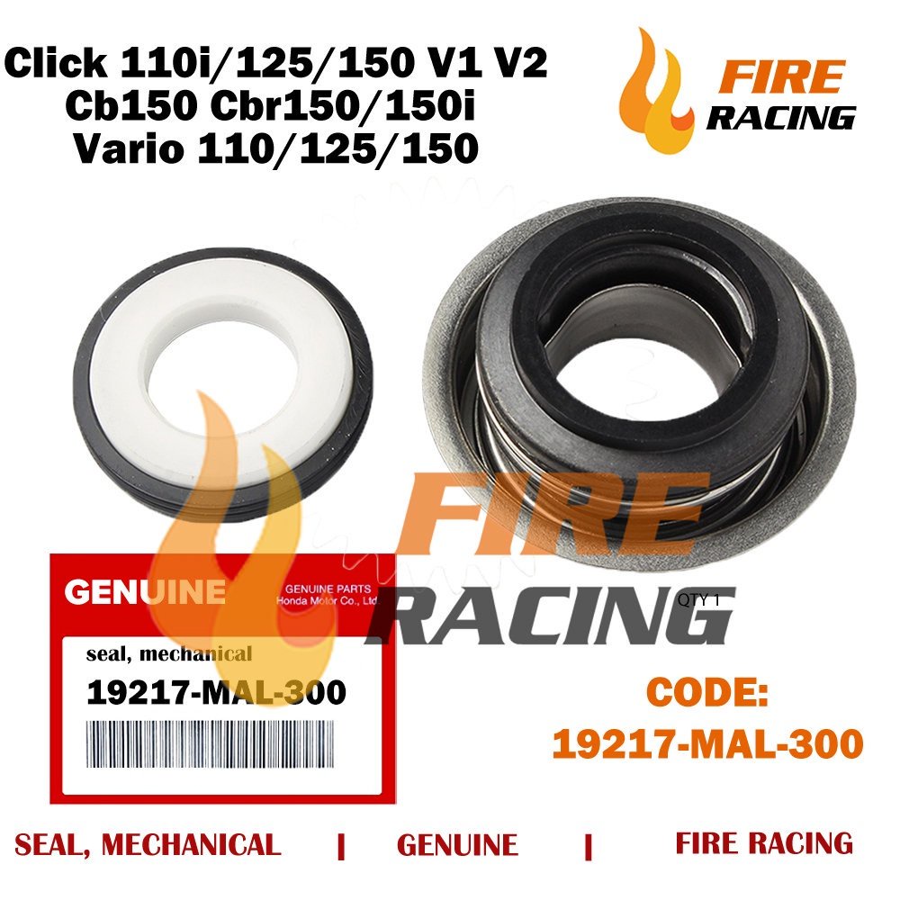 Water Pump Seal, Mechanical Seal Click 125,CBR150, CB150r, Rs150