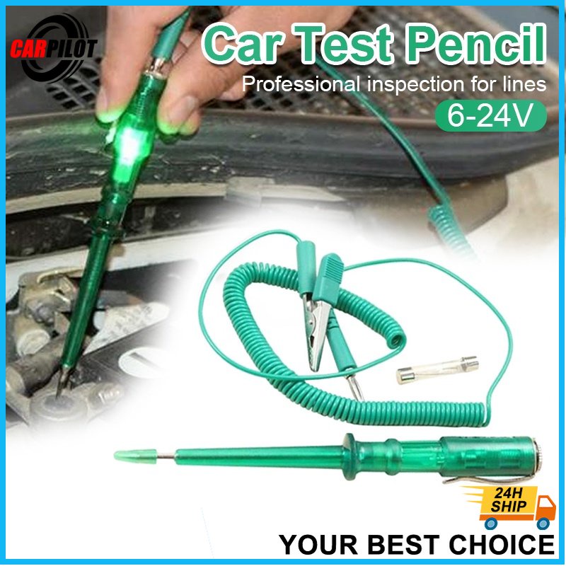 Auto Car Circuit Tester DC 6V 12V 24V Vehicle Gauge Test Light