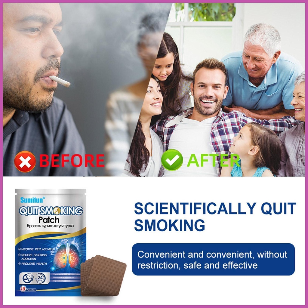 Nicotine Patch Smoking Control Stickers Smoking Cessation God Product ...