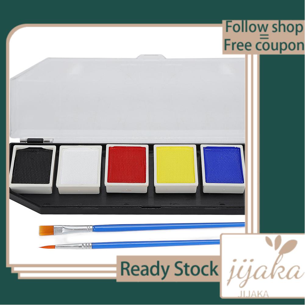 Jijaka Face Paint Kit Body Paint Palette Safe High Saturation for