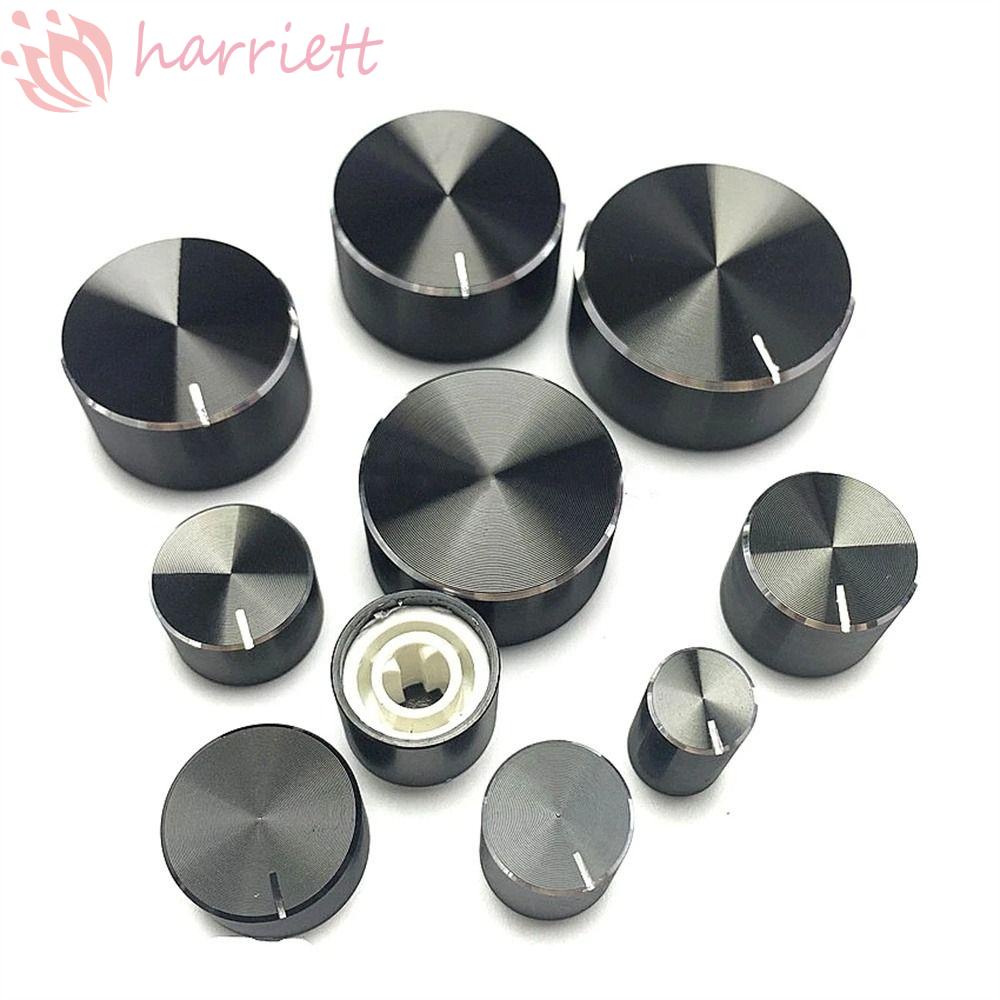 HARRIETT Potentiometer Knob 6mm Black Rotary Taper DAxis Encoder Knob