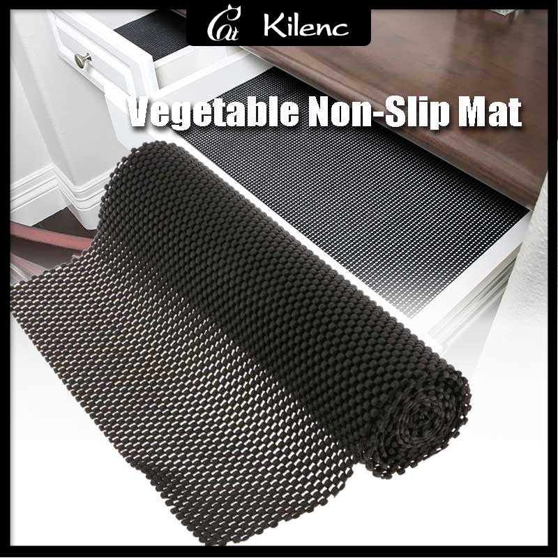 50*100cm Roll Cushioning Pad Antislip Grid Mat For Kitchen Drawer