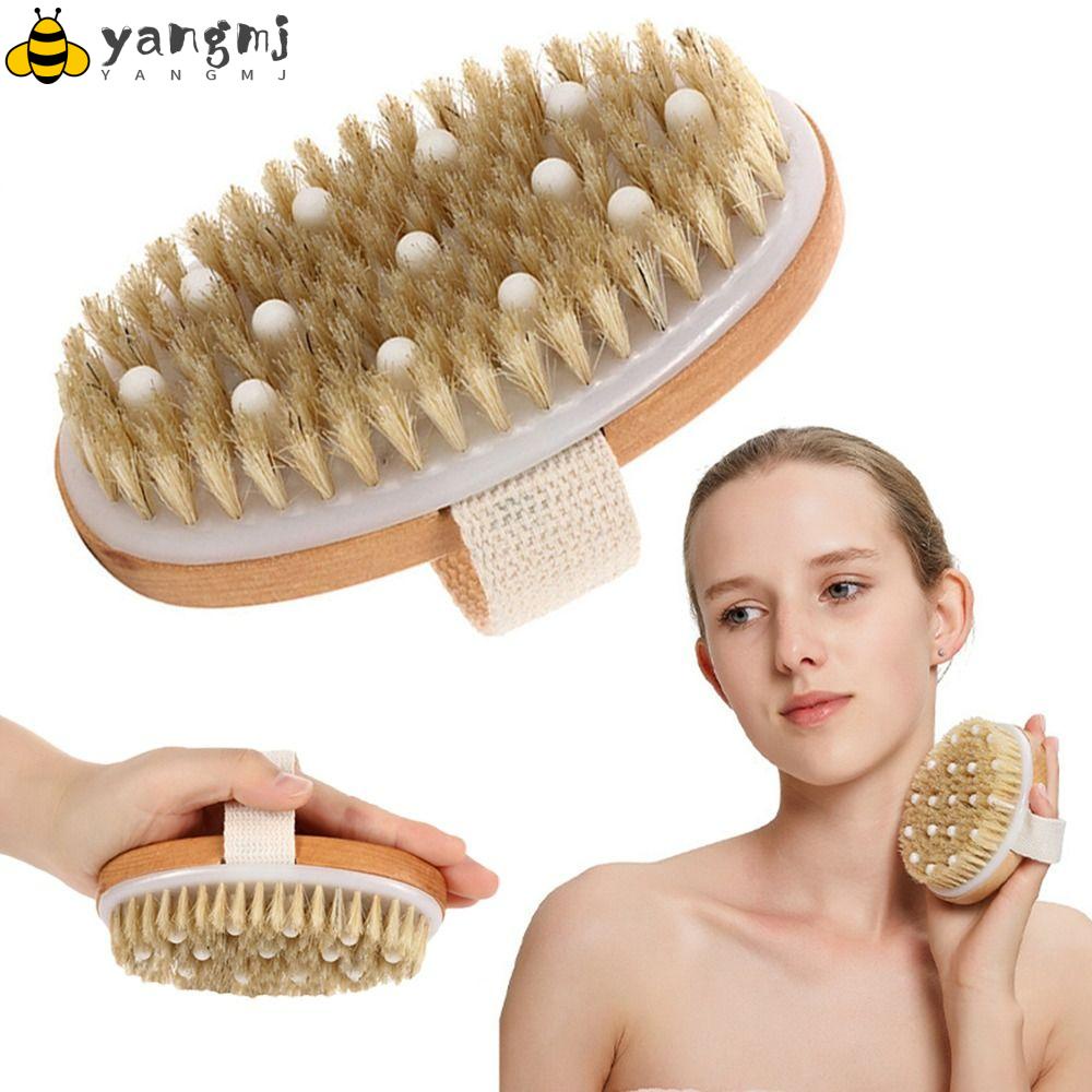 YANGMJ Bristles Body Brush, Lymphatic Drainage Shower Brush, High
