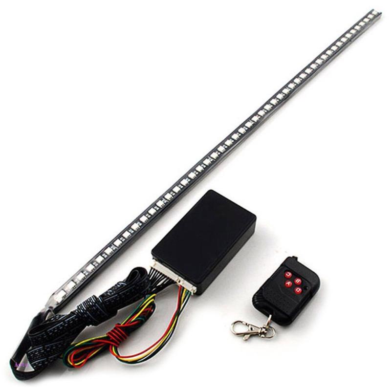 AOTO Knight Rider Strip 48 Flash LED Waterproof Car Light Kit Remote 7 ...