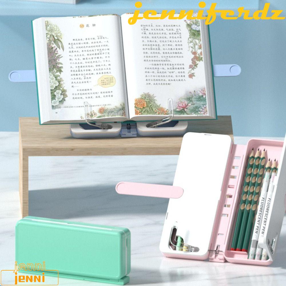 JENNIFERDZ Pencil Box Book Stander Multifunctional Adjustable Folding ...