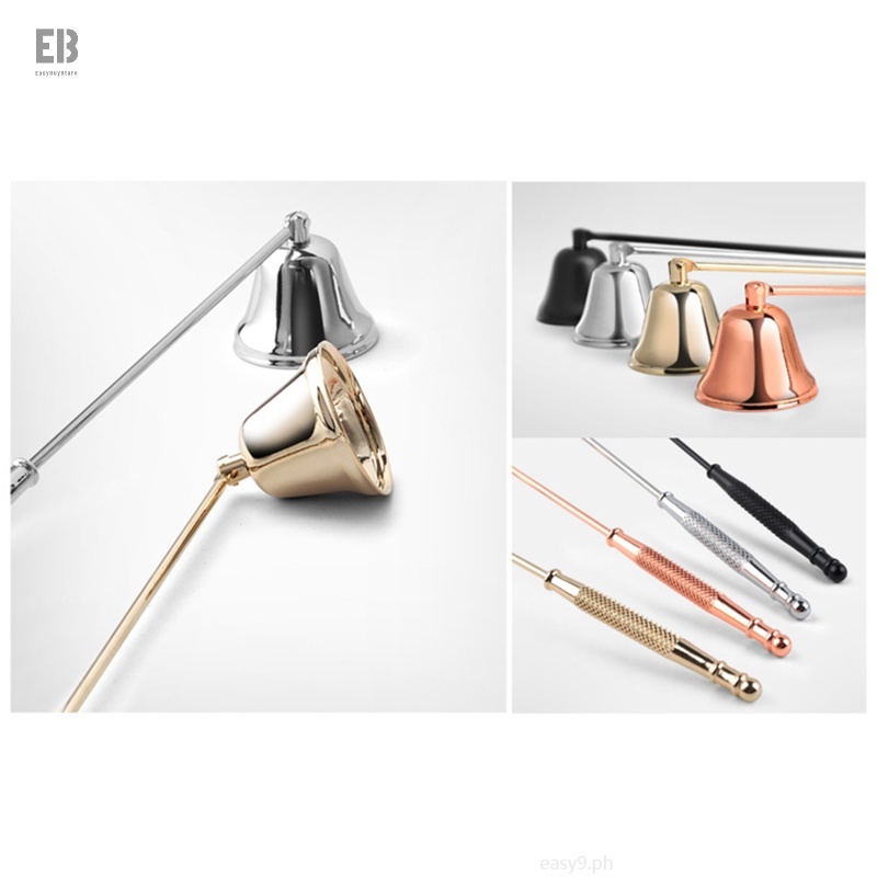 Stainless Steel Candle Snuffer Tool Long Handle Bell Extinguisher