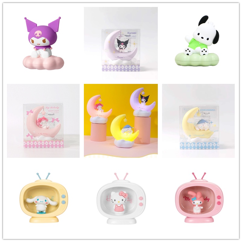 Sanrio Kuromi Cinnamoroll LED Night Light Pachacco Melody Rechargeable ...