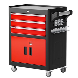 Carro Herramientas Rolling 2-Door Storage Cabinet with Key Lock and  3-Drawers Gray Tool Cabinet - China Tool Trolley, Tool Cabinet