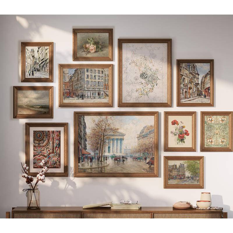 Vintage Gallery French Country Wall Art canvas painting posters ...