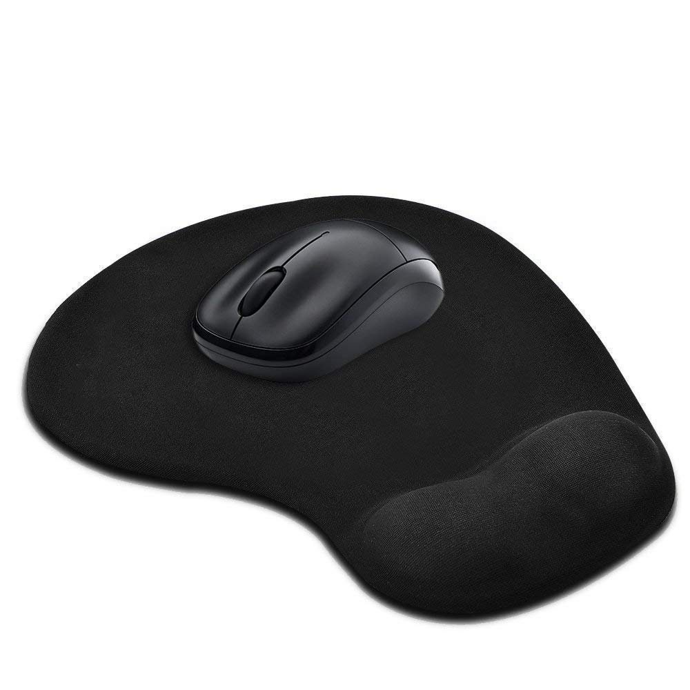ENZO [Black] Computer Supplies Pink Comfort Mouse Pad Wrist Support ...