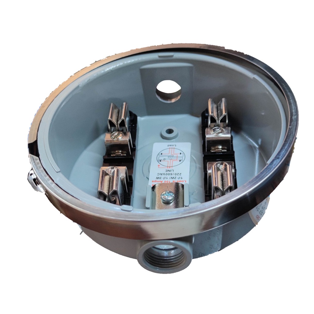 Round Meter Base 1/2 ", Electrical Meter Base, KWH Meter Base 4 Jaws