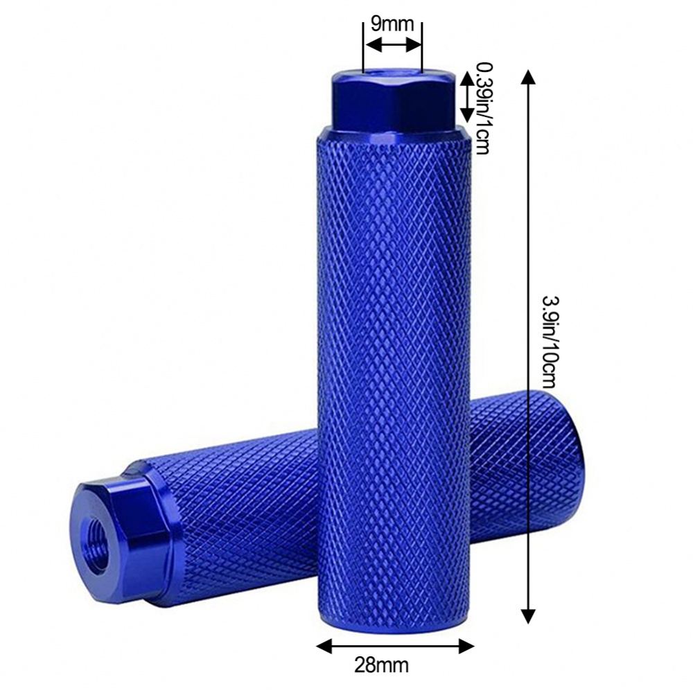 Aluminum Alloy Bike Pegs Suitable for BMX Road & Mountain Bikes