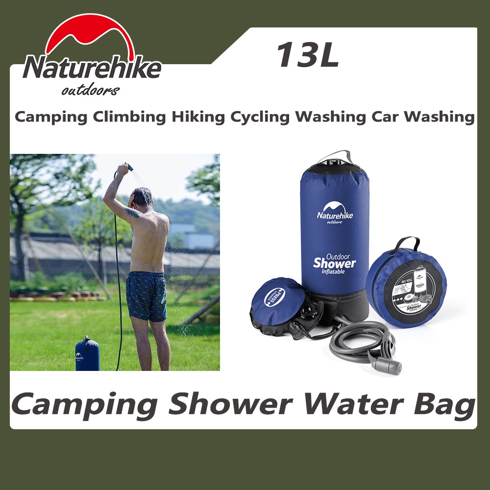 Naturehike Outdoor Shower Bag 11L Pressure Shower WaterBag Portable