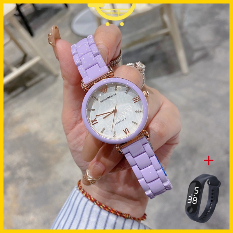 Emporio Armani watch for woman Luxury Fashion Women s Watch Quartz Stainless Steel Waterproof Watch 6448 Shopee Philippines